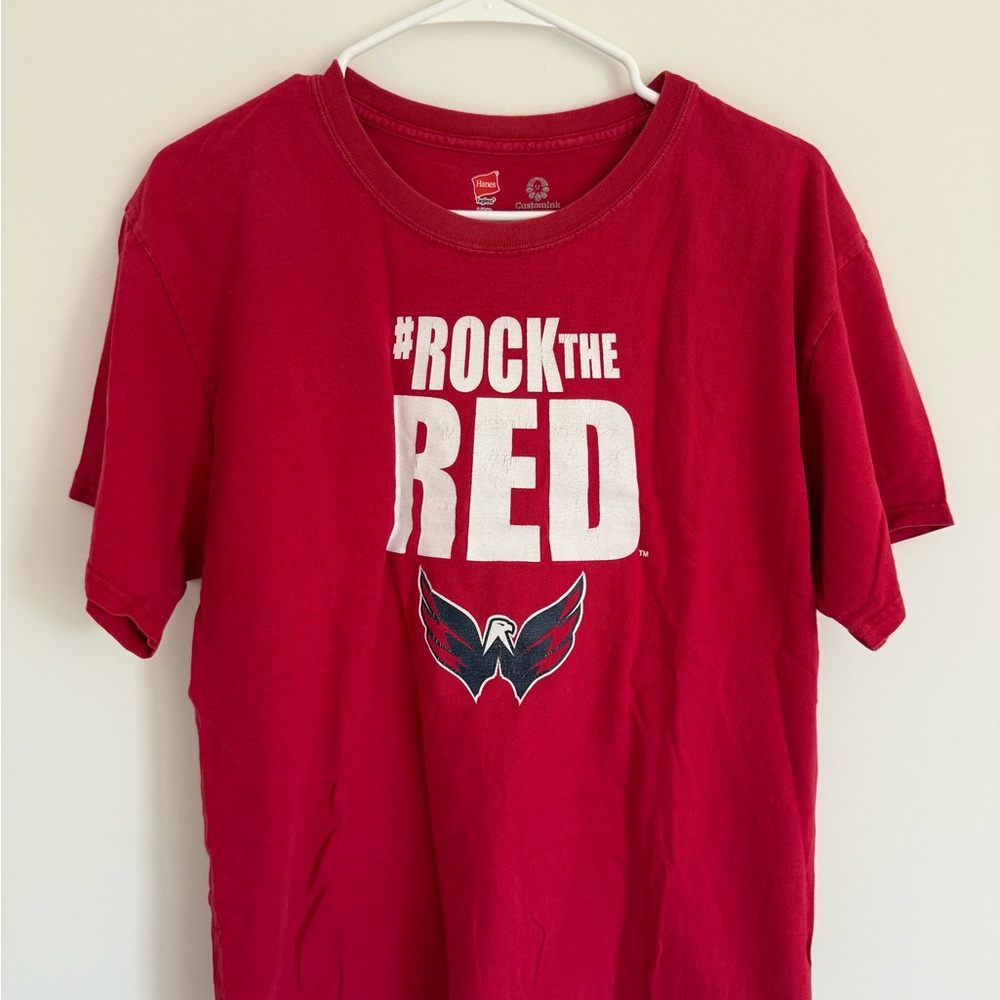 Hanes Red T-Shirt with Bold Graphic